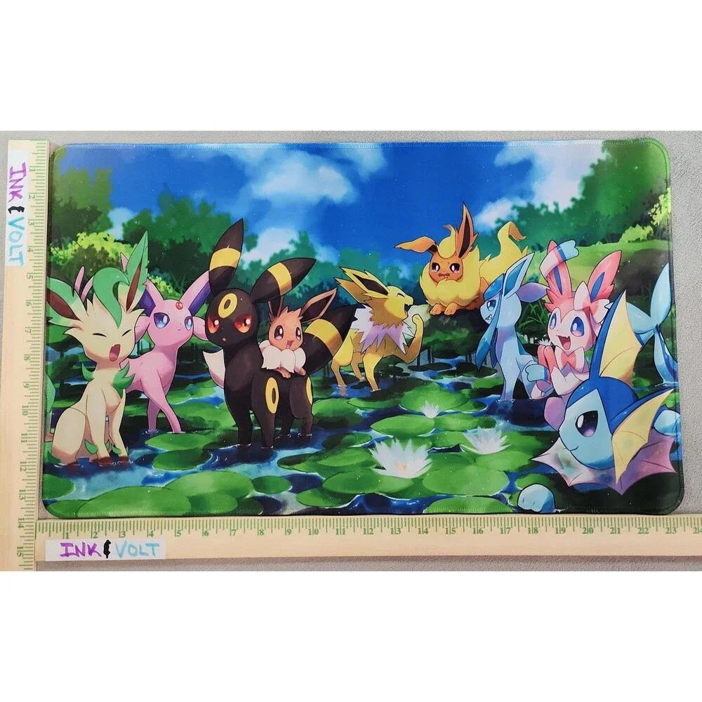 Pokémon Eeveelutions Lily Pad TCG Playmat - Eevee & Evolutions Desk Mat